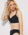 Soma Women's  Swim Enbliss Wireless Bikini Top In Black Size 40dd In Black