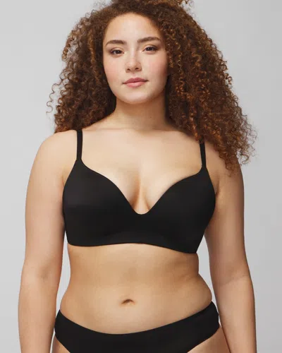 Soma Stunning Wireless Push-up Bra In Black Size 36b |  Women's Bras