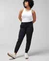Soma Women's Tech Knit Jogger In Black Size Large |  In Black