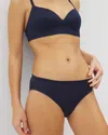 Soma Women's Travelers High-leg Brief Panty In Navy Blue Size Small |