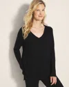 Soma Women's V-neck Sweater In Black Size Medium |  In Black