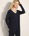 Soma Women's V-neck Sweater In Blue Size Xs |  In Midnight Skies