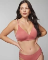 Soma Vanishing 360 Wireless Bra In Pink Size 44d |  Women's Bras In Pink