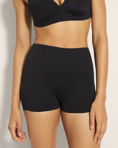 Soma Women's Vanishing Tummy Boyshort Panty In Black Size Small |