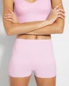 Soma Women's Vanishing Tummy Boyshort Panty In Pink Size Large |  In Sugar Coated
