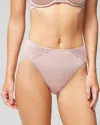 Soma Vanishing Tummy High-leg Shaping Brief With Lace In Light Pink Nude