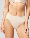 Soma Vanishing Tummy High-leg Shaping Brief With Lace In Light Nude