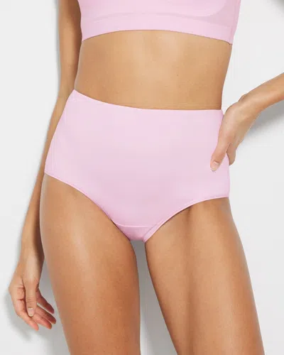 Soma Women's Vanishing Tummy High-waist Cheeky Panty In Pink Size Small |  In Sugar Coated