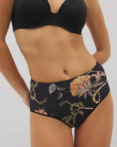 Soma Women's Vanishing Tummy Modern Brief Panty In Black Size 2xl |