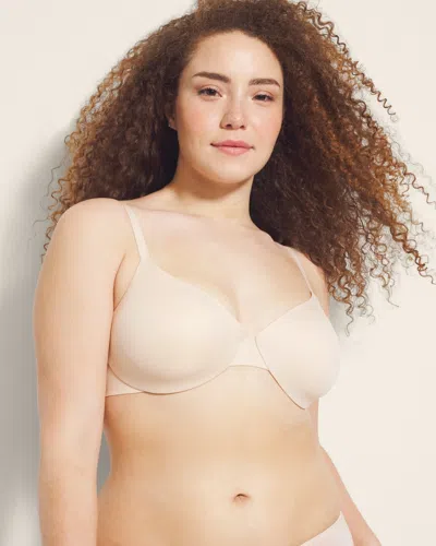 Soma Vanishing Unlined Perfect Coverage T-shirt Bra In Light Nude Size 34dd |  Women's Bras