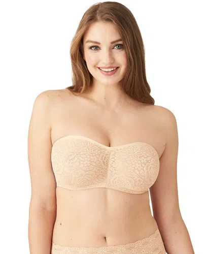 Soma Wacoal Halo Lace Strapless Bra In Nude