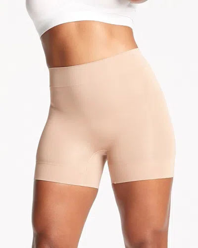 Soma Women's Yummie Bria Curve Comfort Shorts In Neutral Size 1x/2x |  In Almond