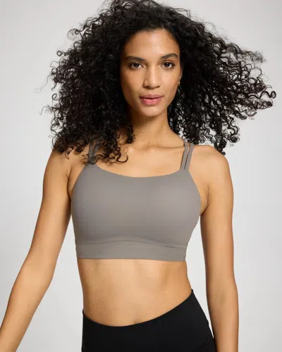 Soma Yoga Sports Bra In Gray Size Xs |  Women's Bras In Gray Abyss
