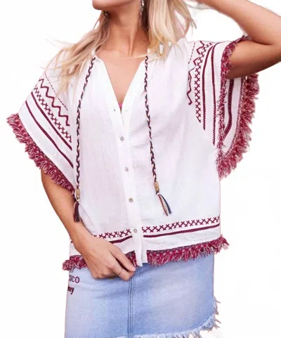 Somedays Lovin Free We Roam Top In White In Multi