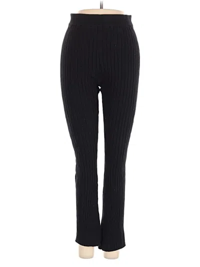 Pre-owned Something Navy Active Pants In Black