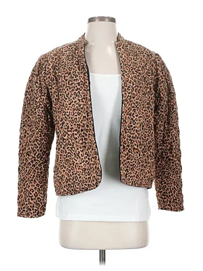 Pre-owned Something Navy Blazer Jacket In Brown