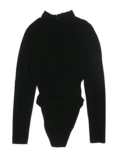 Pre-owned Something Navy Bodysuit In Black