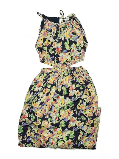 Pre-owned Something Navy Casual Dress In Black