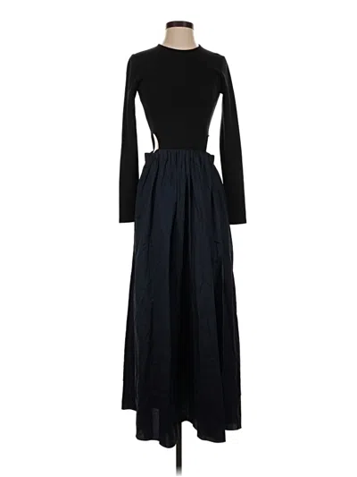 Pre-owned Something Navy Casual Dress In Black