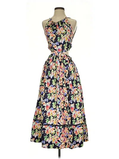 Pre-owned Something Navy Casual Dress In Blue