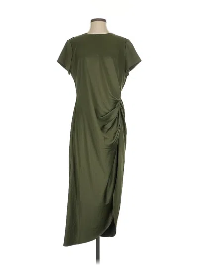 Pre-owned Something Navy Casual Dress In Green
