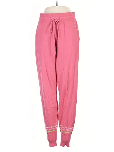 Pre-owned Something Navy Casual Pants In Pink