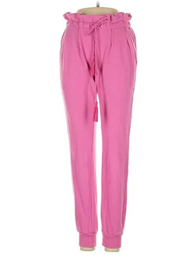 Pre-owned Something Navy Casual Pants In Pink