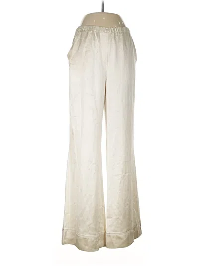 Pre-owned Something Navy Casual Pants In White