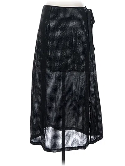 Pre-owned Something Navy Casual Skirt In Black