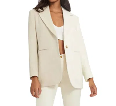 Something Navy Classic Blazer In Tan Combo In Neutral