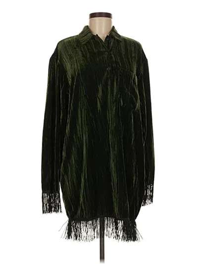 Pre-owned Something Navy Cocktail Dress In Green