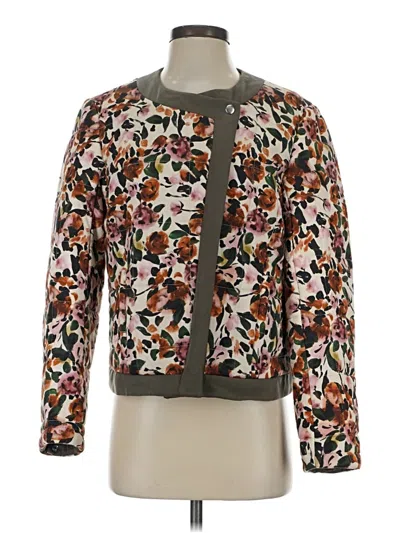 Pre-owned Something Navy Jacket In Brown