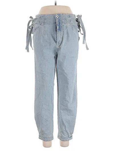 Pre-owned Something Navy Jeans In Blue
