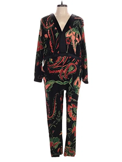 Pre-owned Something Navy Jumpsuit In Black