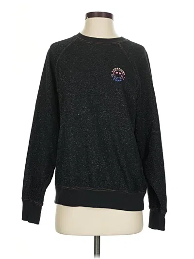 Pre-owned Something Navy Long Sleeve T-shirt In Black