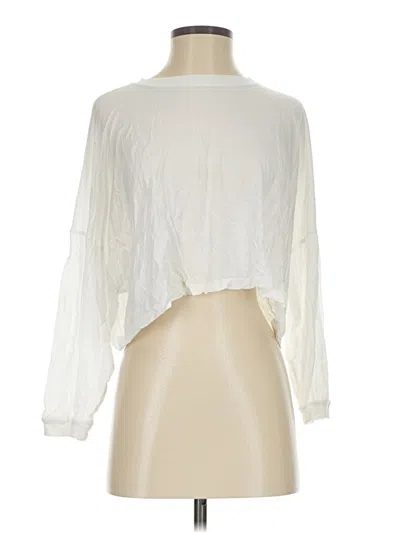 Pre-owned Something Navy Long Sleeve T-shirt In Ivory