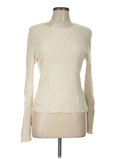 Pre-owned Something Navy Long Sleeve T-shirt In Ivory