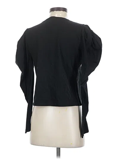 Pre-owned Something Navy Long Sleeve Turtleneck In Black