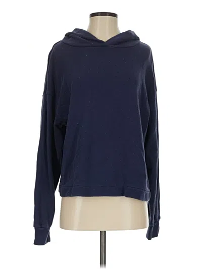 Pre-owned Something Navy Pullover Hoodie In Blue