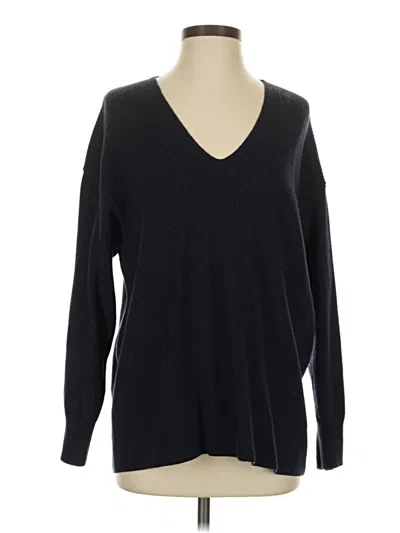 Pre-owned Something Navy Pullover Sweater In Black