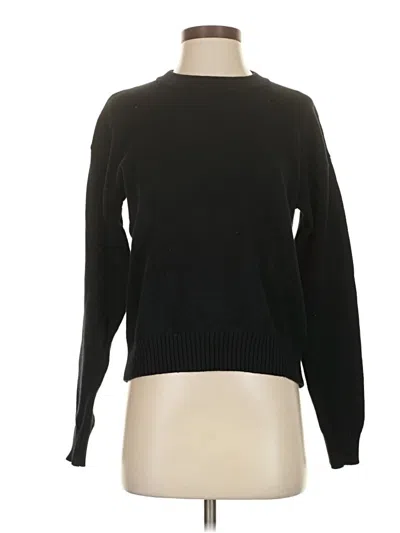 Pre-owned Something Navy Pullover Sweater In Black