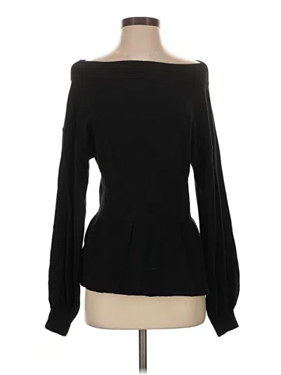 Pre-owned Something Navy Pullover Sweater In Black