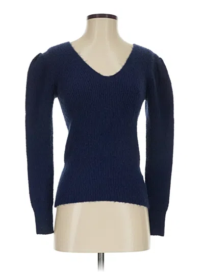 Pre-owned Something Navy Pullover Sweater In Blue