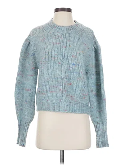 Pre-owned Something Navy Pullover Sweater In Blue