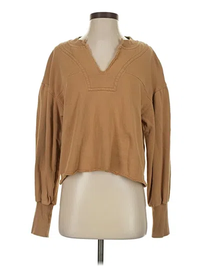 Pre-owned Something Navy Pullover Sweater In Brown