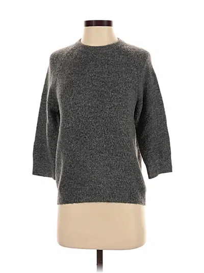 Pre-owned Something Navy Pullover Sweater In Gray