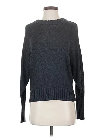 Pre-owned Something Navy Pullover Sweater In Gray