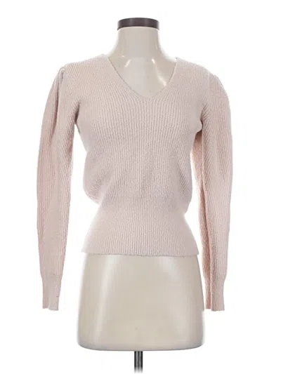 Pre-owned Something Navy Pullover Sweater In Pink