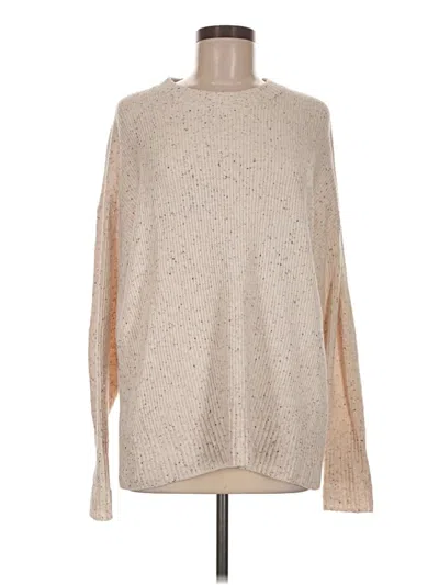 Pre-owned Something Navy Pullover Sweater In Tan