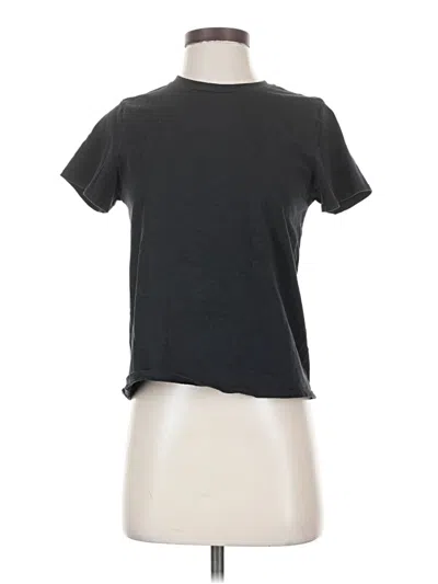 Pre-owned Something Navy Short Sleeve T-shirt In Black